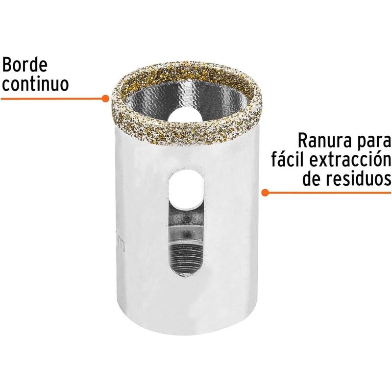 GENERICO - Brocasierra diamante 1-1/4" borde continuo, truper