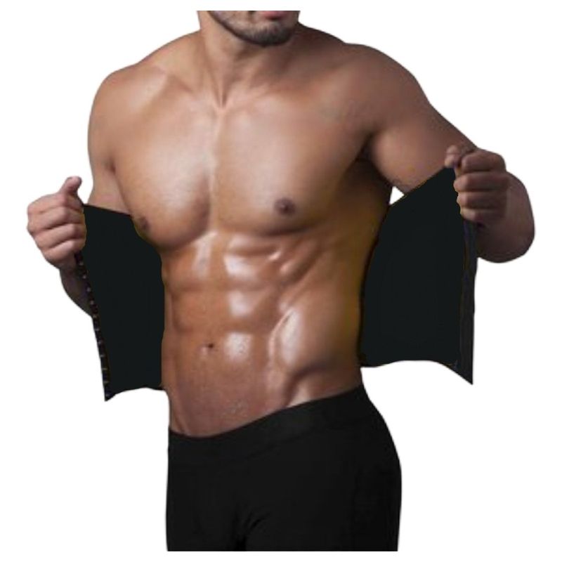 GENERICO - Cinturilla Termica Broches hombre Gimnasio Reductora Termica Talla XL