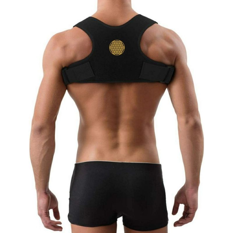 GENERICO - Corrector Espalda Postura Alivia Dolor Hombros Adaptable Talla S-M