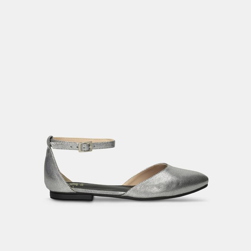BATA - Baletas Para Mujer Bata Plateado Jezia
