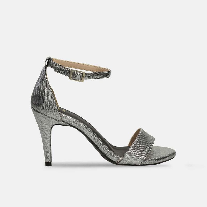 BATA - Sandalias Para Mujer Bata Plateado Jazia