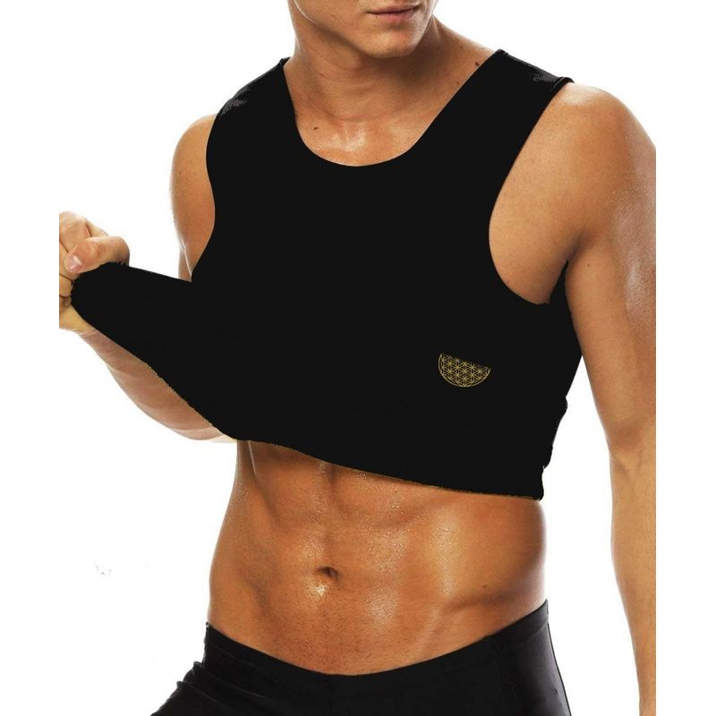 GENERICO - Faja Termica Reductora Hombre Chaleco Sauna Adelgaza Talla S