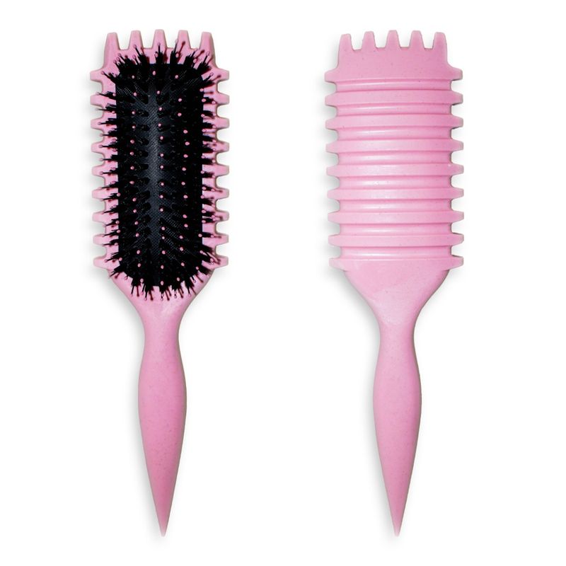 GENERICO - Cepillo De Cabello Peine Curly Master Rizos Ondas Perfectas ROSA