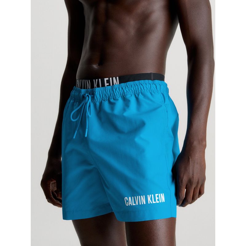 CALVIN KLEIN - Bermuda De Baño Con Cinturilla Doble - Intense Power Calvin Klein