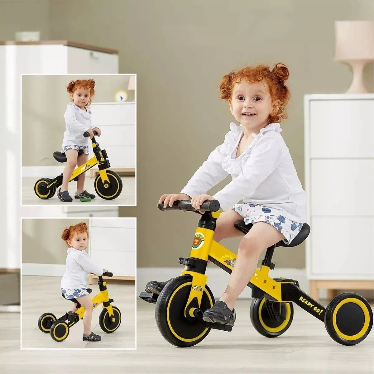 GENERICO - Bicicleta De Equilibrio Sin pedal Triciclo Para Niños Balance