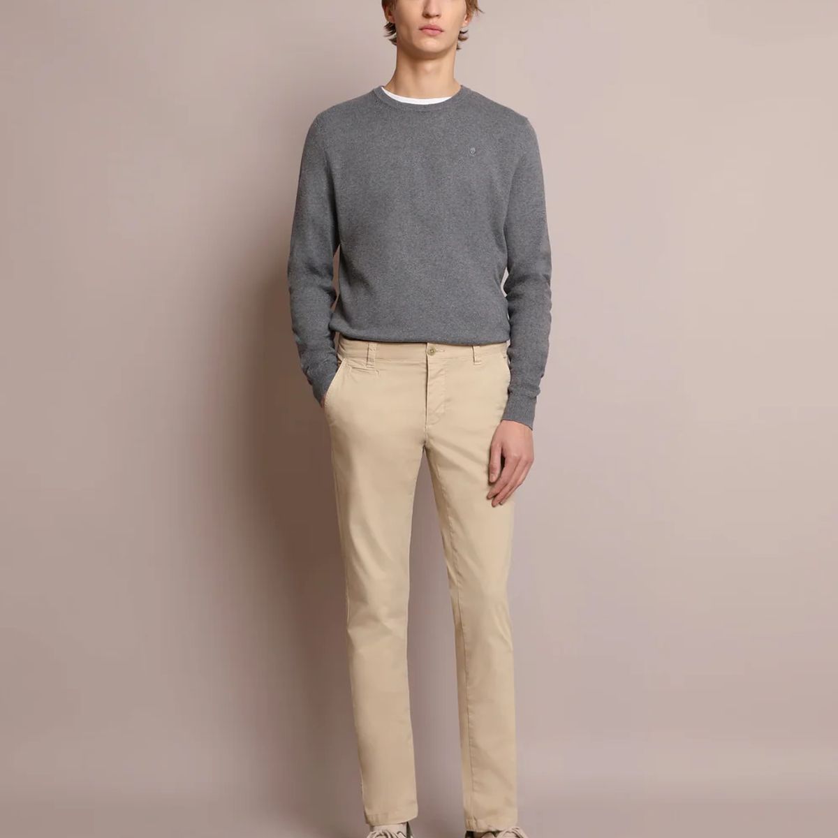 SCALPERS - Pantalon casual chino SCALPERS Gris 12860STONE