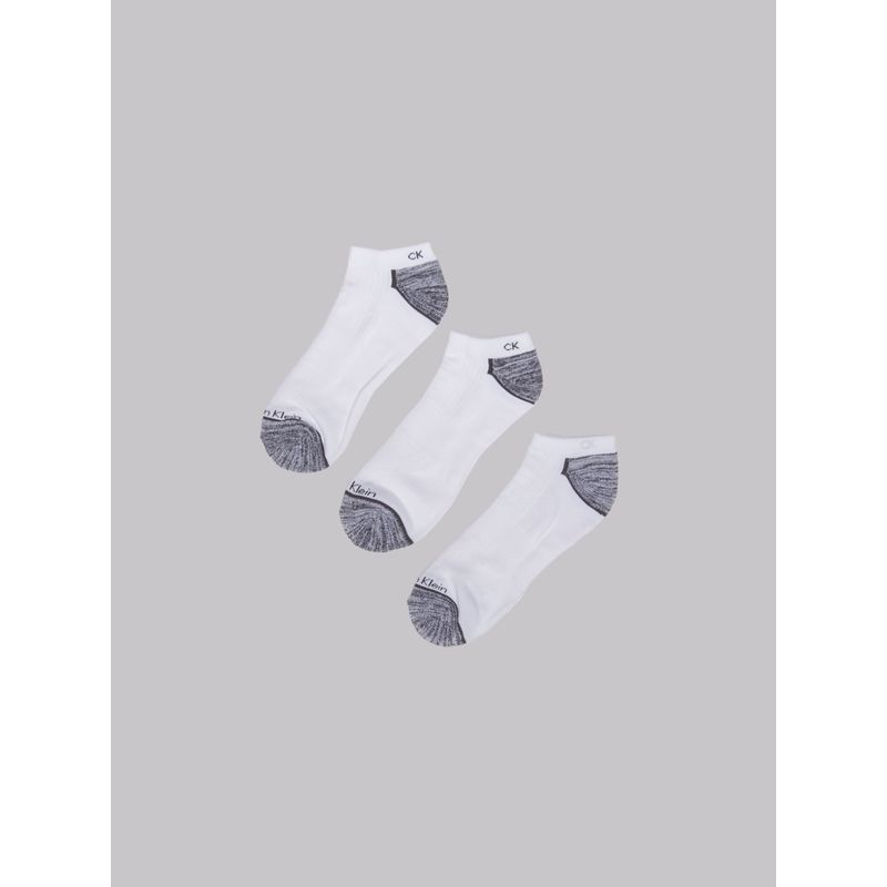CALVIN KLEIN - Pack blanco de 3 medias de microfibra Calvin Klein