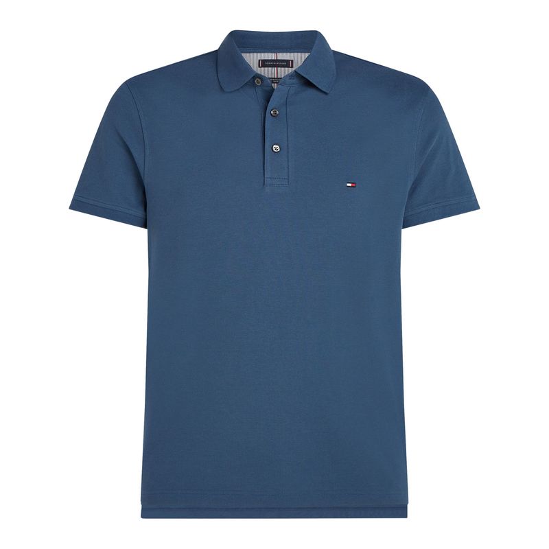 TOMMY HILFIGER - Polo azul slim 1985 Tommy Hilfiger
