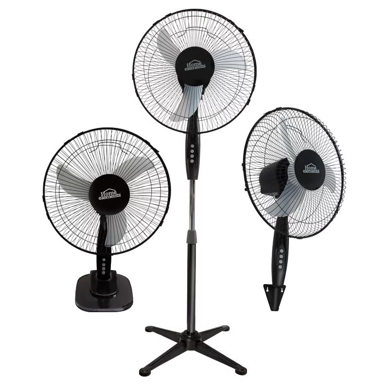 HOME ELEMENTS - Ventilador Pared Mesa Y Pie 16 P 3 En 1
