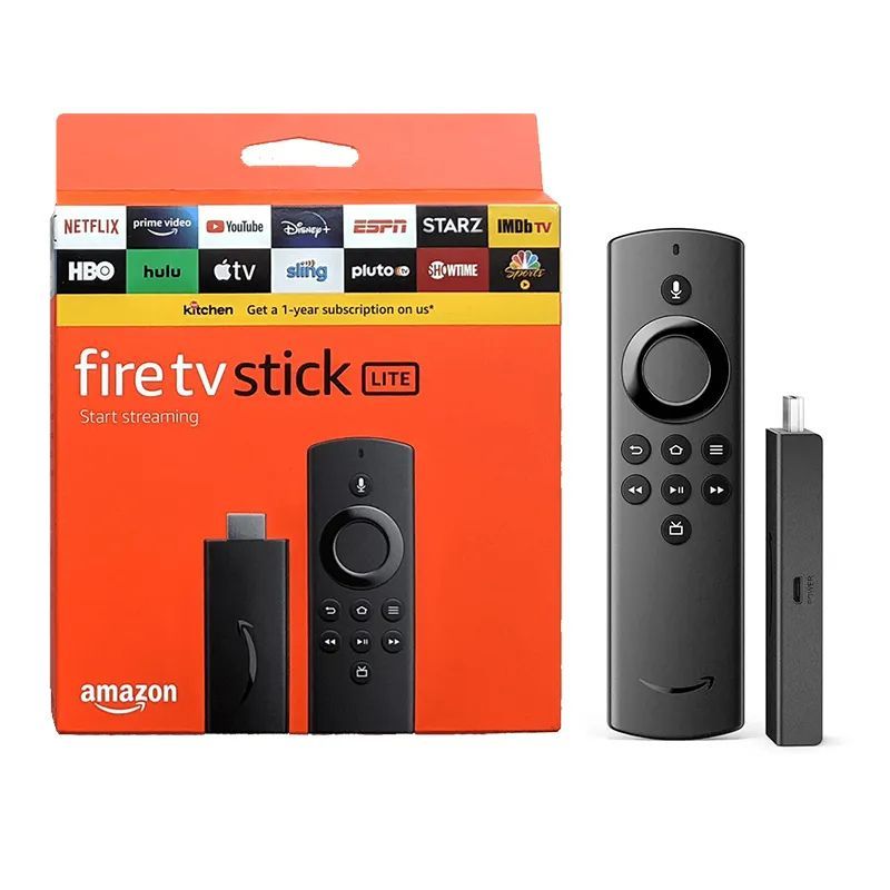 AMAZON - Amazon Lite Fire TV Stick de voz 2ª Gen Full HD 8GB negro 1GB de RAM