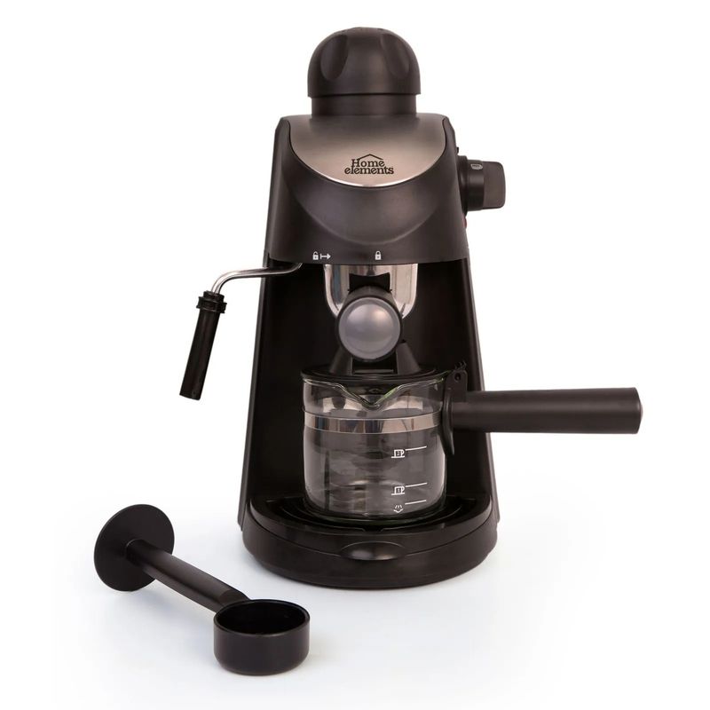 HOME ELEMENTS - Cafetera Espresso + Capuccino Home Elements