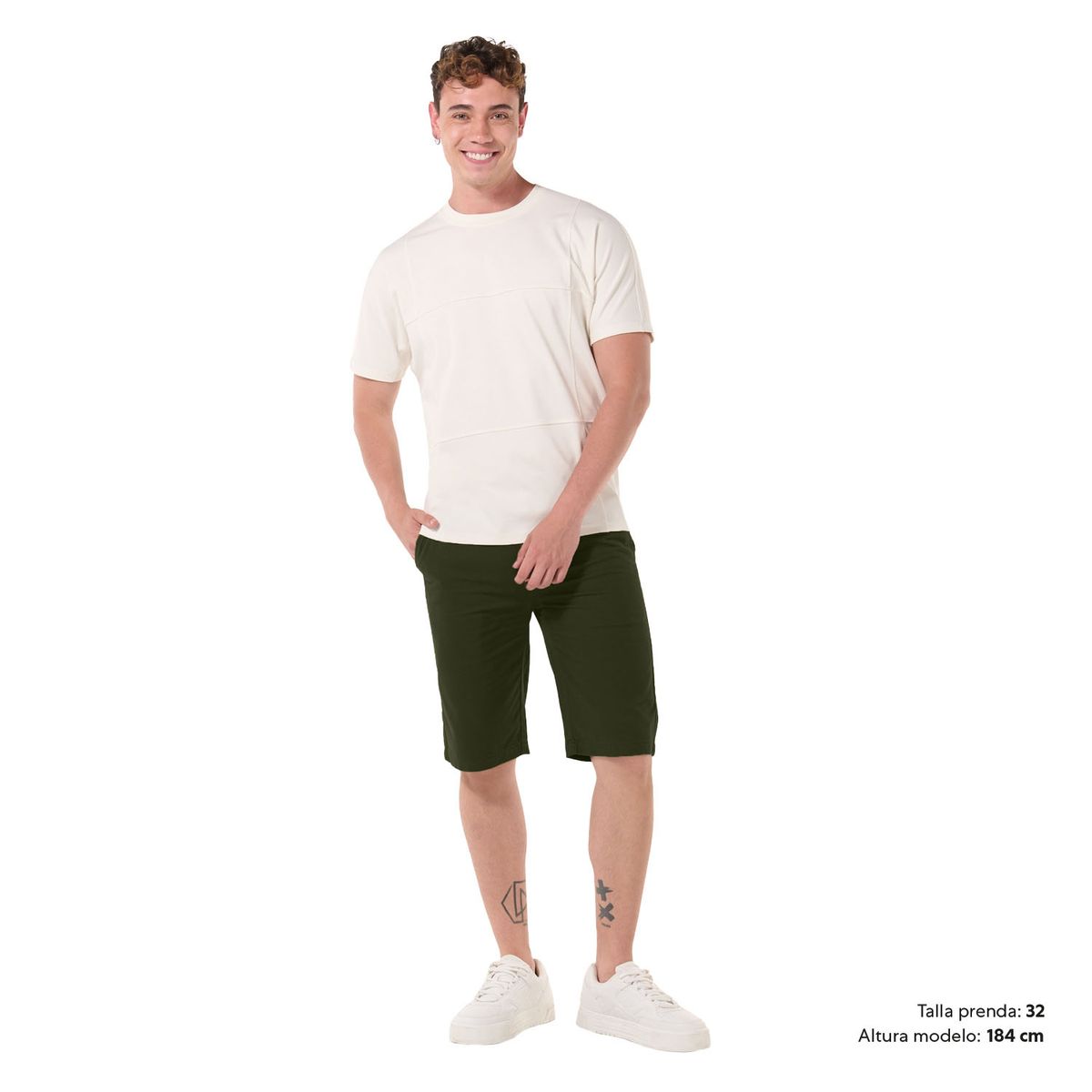 TOTTO - Bermuda para Hombre Chloto Verde