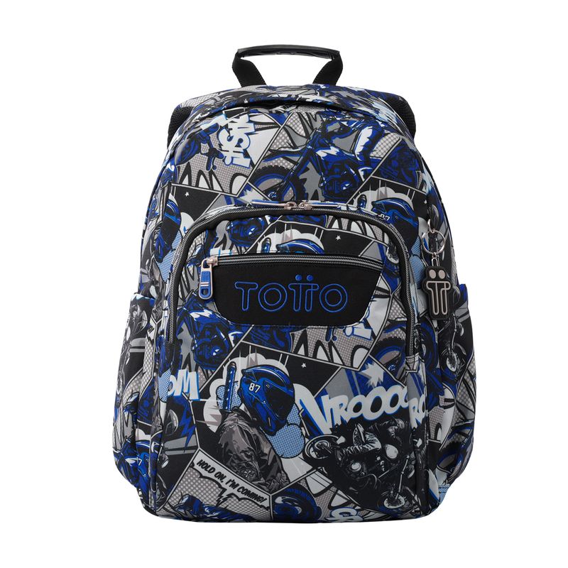 TOTTO - Morral Mochila Mediano Escolar Acuarela