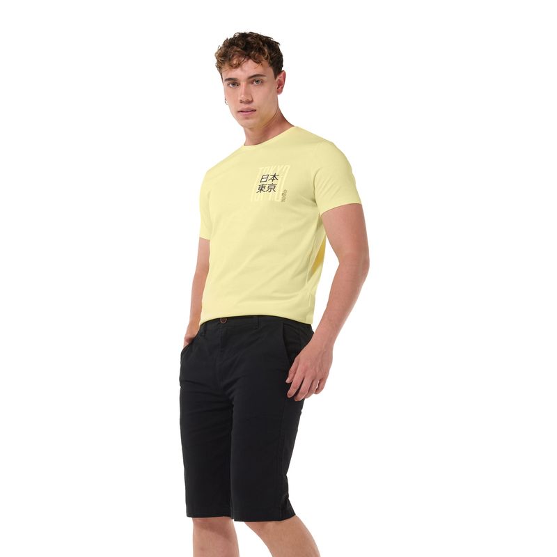 TOTTO - Bermuda para Hombre Chloto Negra