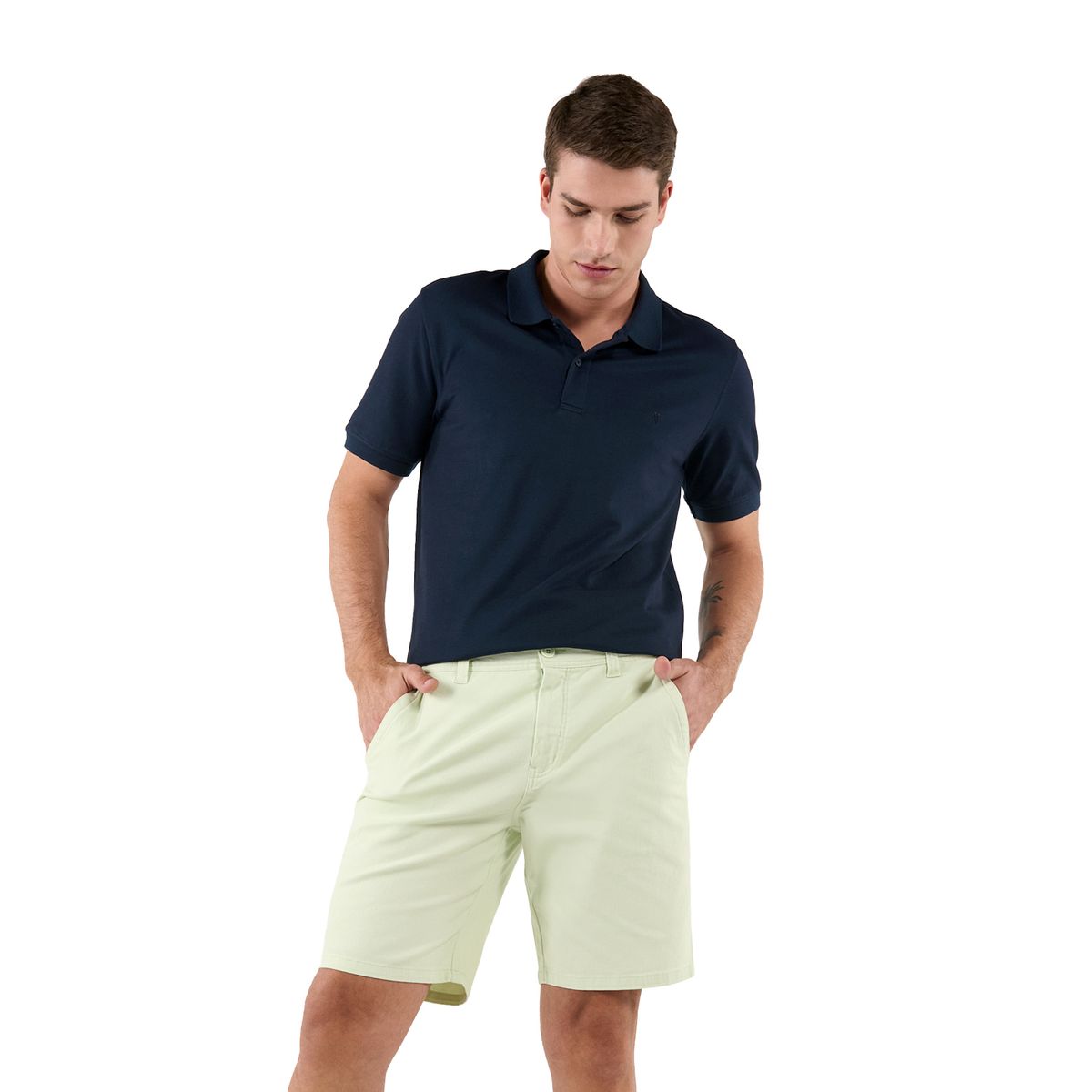 TOTTO - Bermuda para Hombre Berout 32 Verde