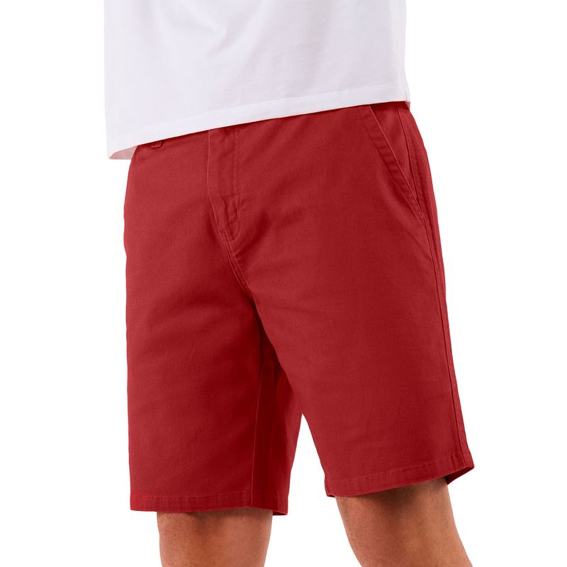 TOTTO - Bermuda para Hombre Berout 28 Rojo