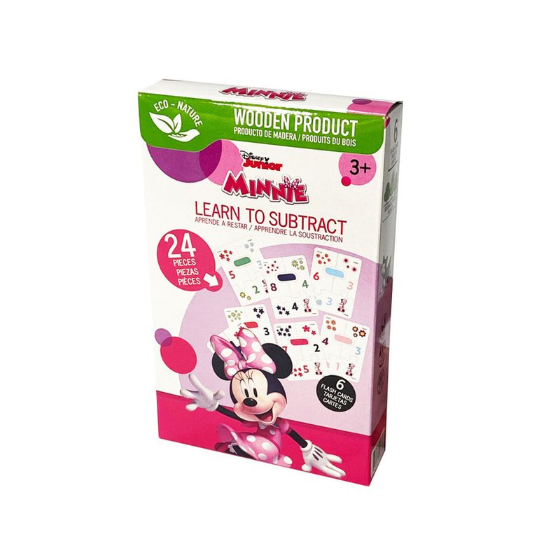 RONDA - TARJETAS DIDÁCTICAS RESTAS MADERA MINNIE FCD-0004-02