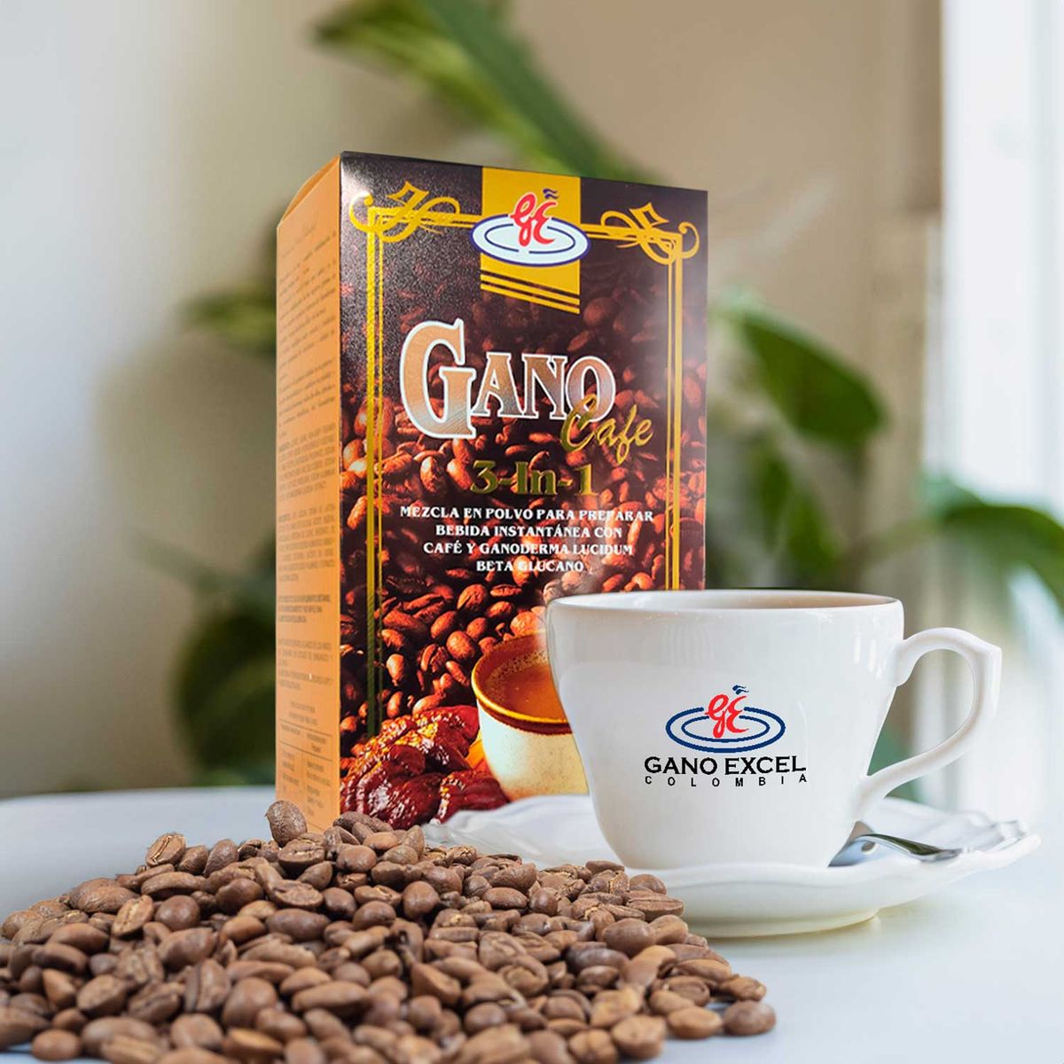 GANO EXCEL - Gano cafe 3 en 1 caja 20 sobres gano excel
