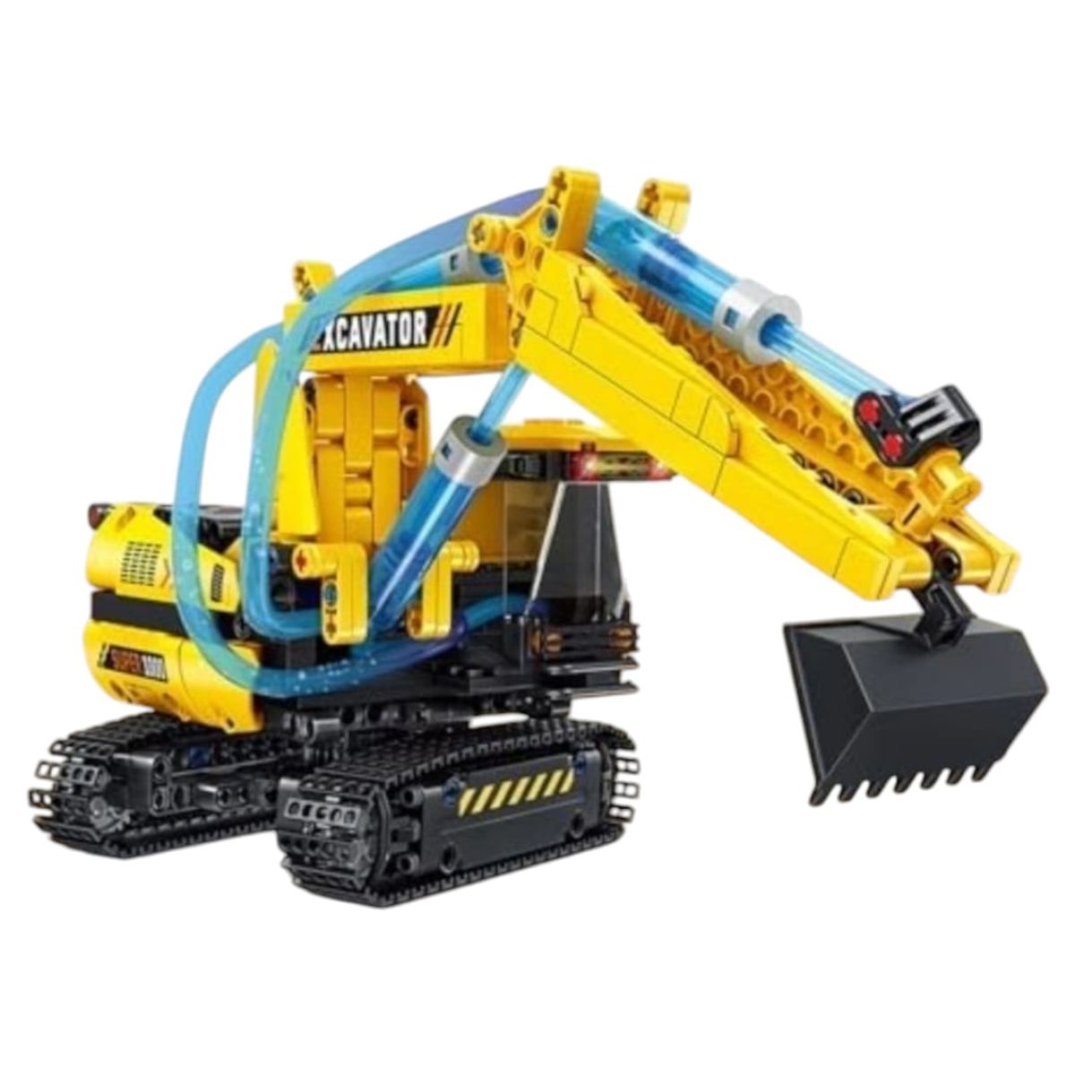 INFANTILES CAJUROMIX - Mega Excavadora Hidráulica Construye Y Domina 554 PCS