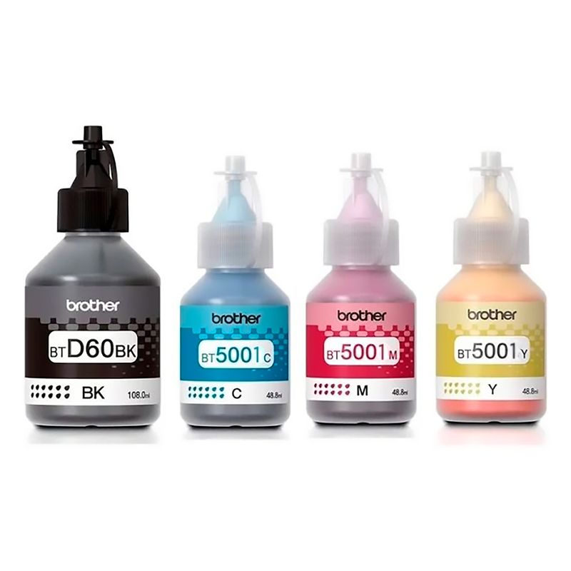 BROTHER - Tinta Brother BT5001 para impresora T4000DW T500W T700W T820 T910DW X4