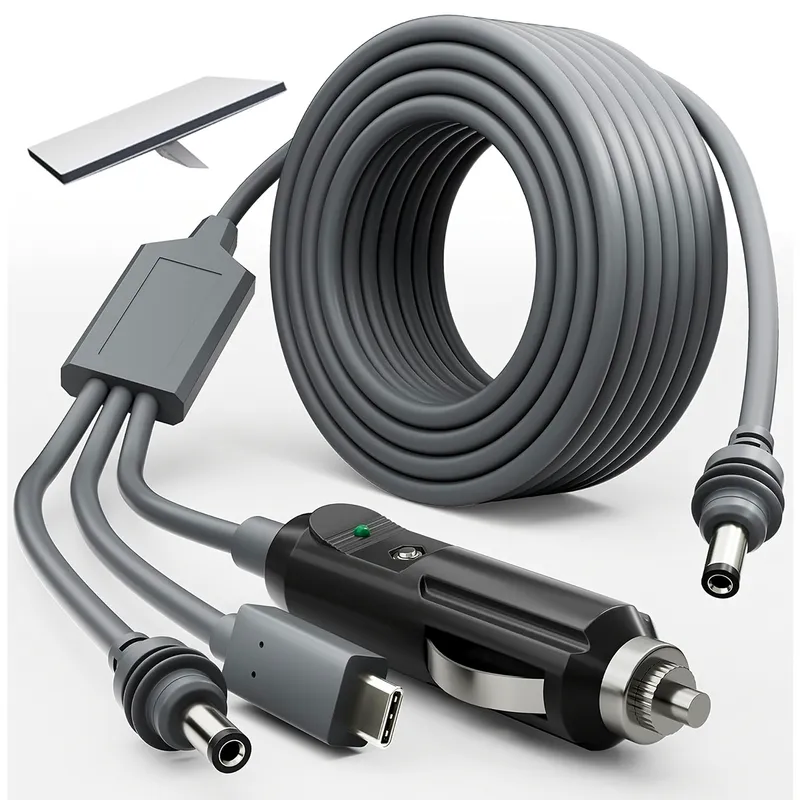 GENERICO - Cable Adaptador 3 en 1 DC 12V 24V 100W Para Starlink Mini 3 Metros