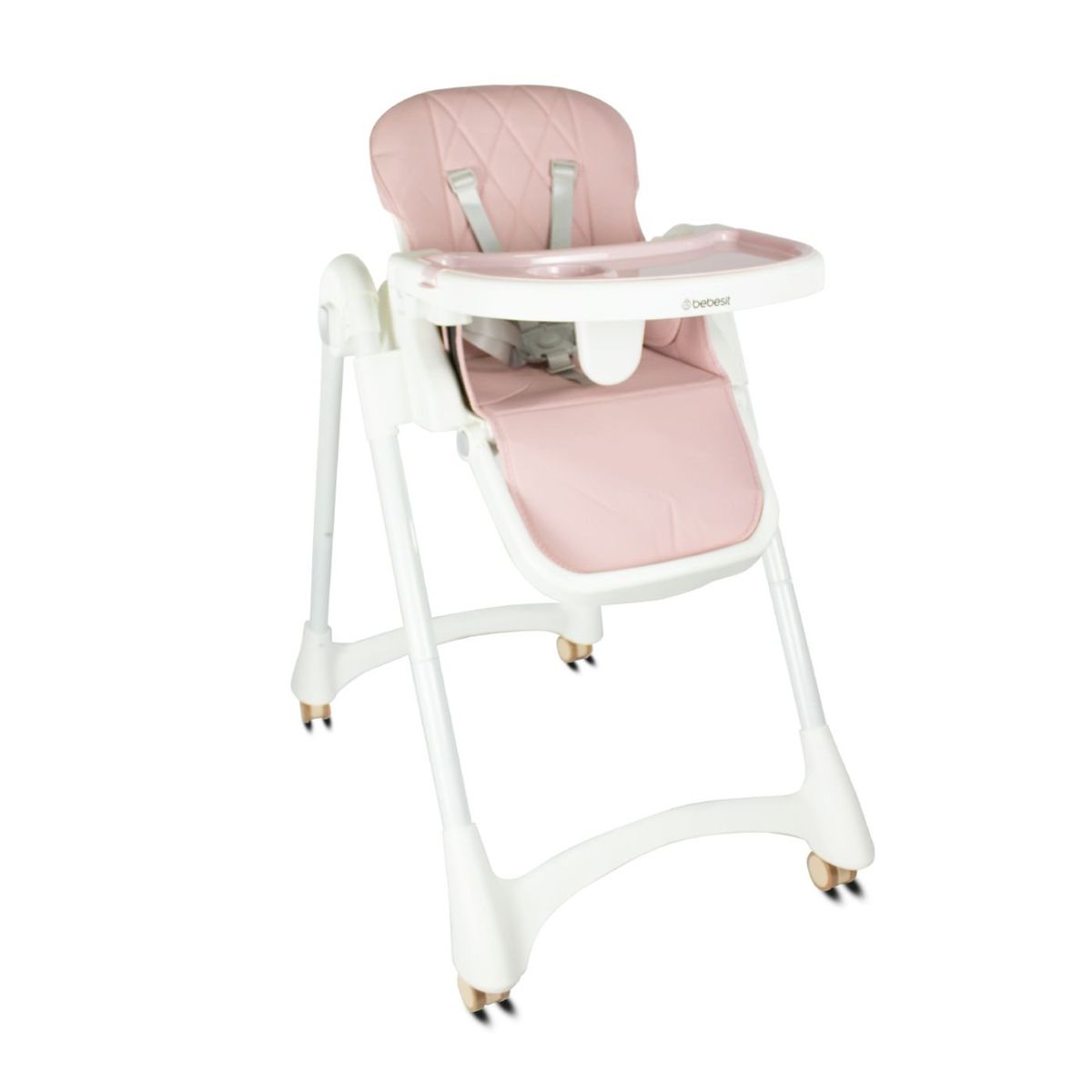 BEBESIT - Silla de comer para bebé Rosa Aqua Bebesit Seguridad y Comodidad