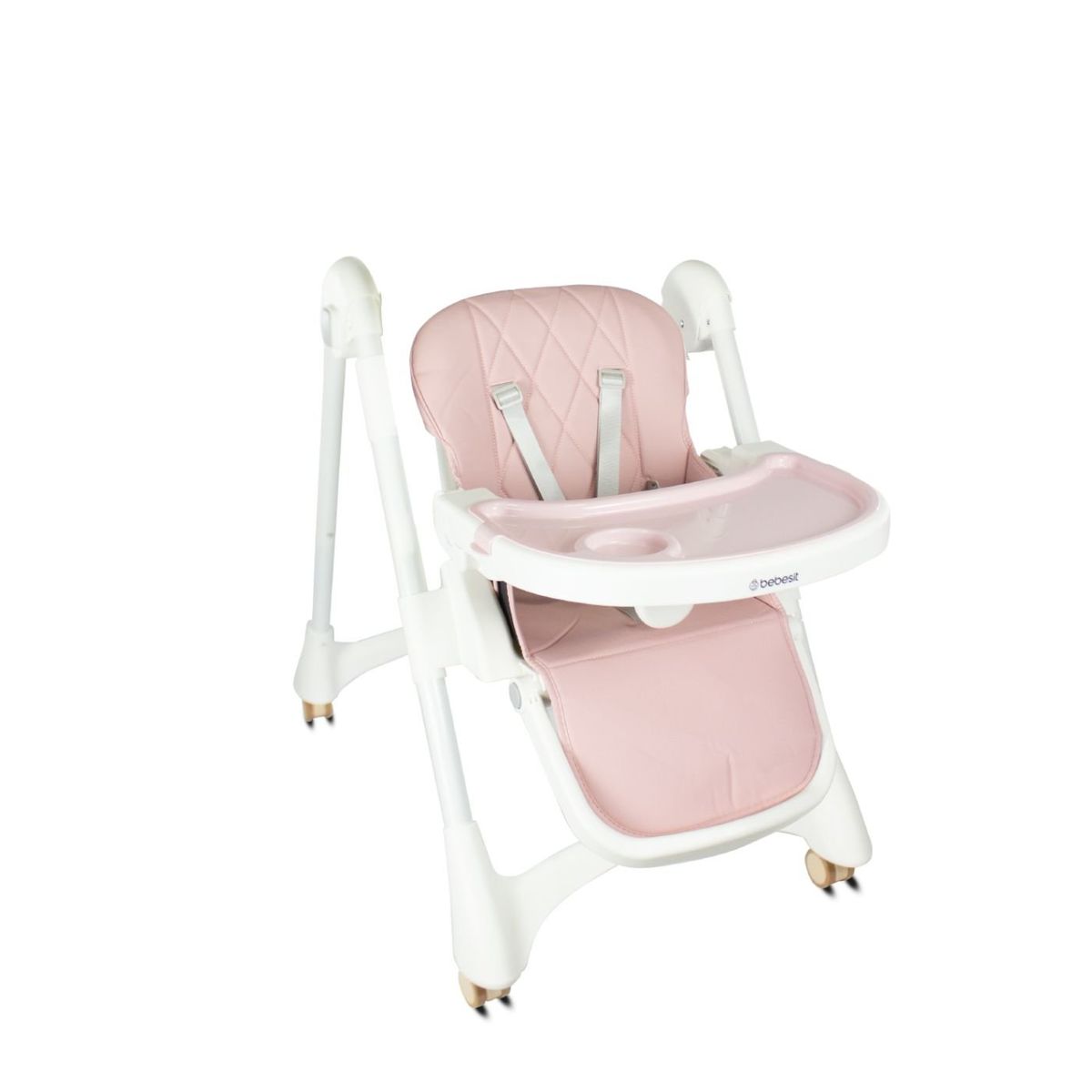 BEBESIT - Silla de comer para bebé Rosa Aqua Bebesit Seguridad y Comodidad