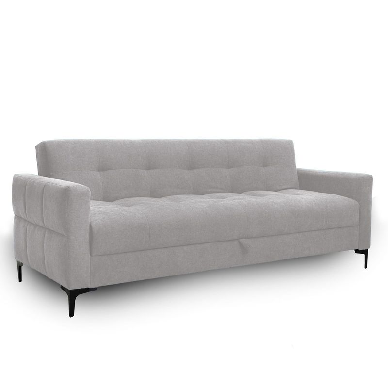 MAXIMUEBLES - Sofá Cama Dublín Gris Claro 3 Puestos