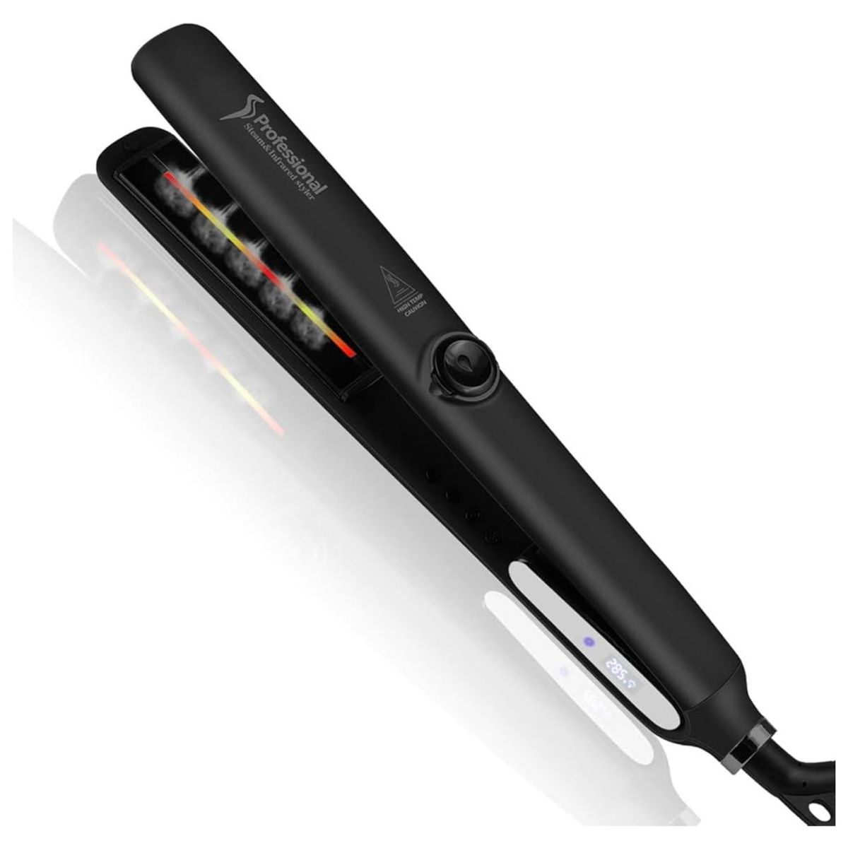 AMERICAN GENERICS - Plancha Para Cabello Profesional 2 En 1 Con Infrarrojo 110v