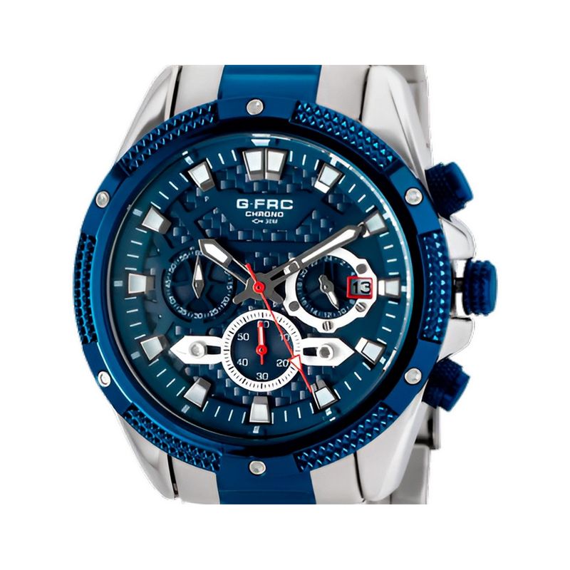 GFORCE - Reloj G-force Gf8021 Cronografo Funcional Acero + Estuche