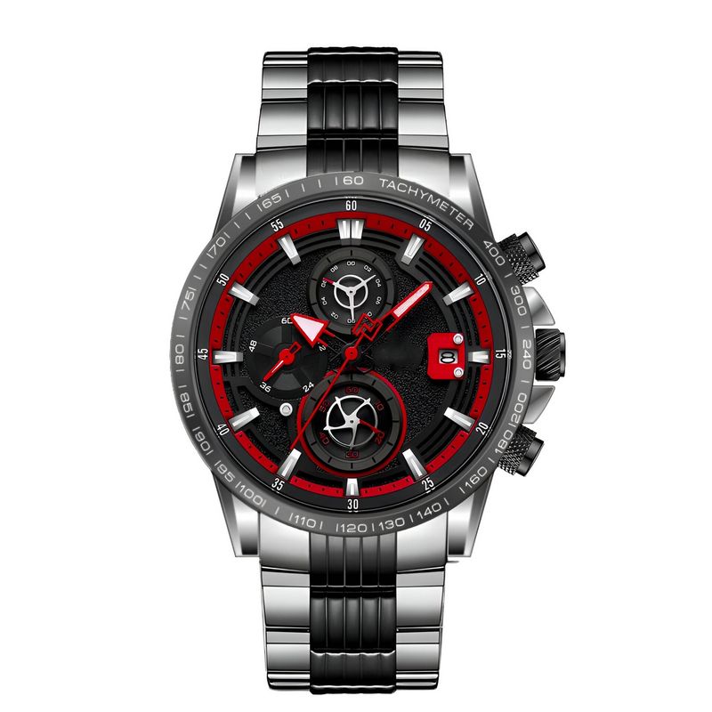 GFORCE - Reloj G-force Gf8033 Cronografo Funcional Acero + Estuche