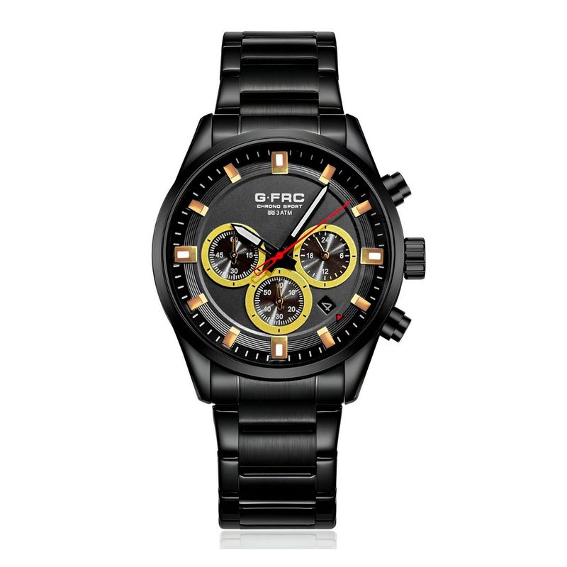 GFORCE - Reloj G-force H4235g Cronografo Funcional Acero + Estuche
