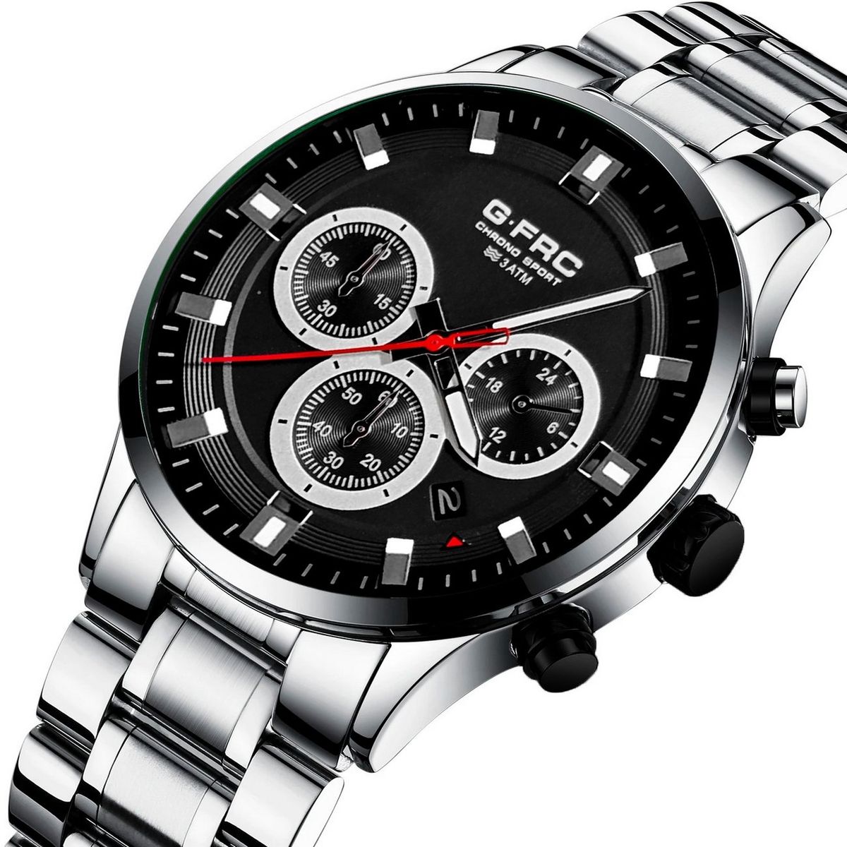 GFORCE - Reloj G-force H4235g Cronografo Funcional Acero + Estuche