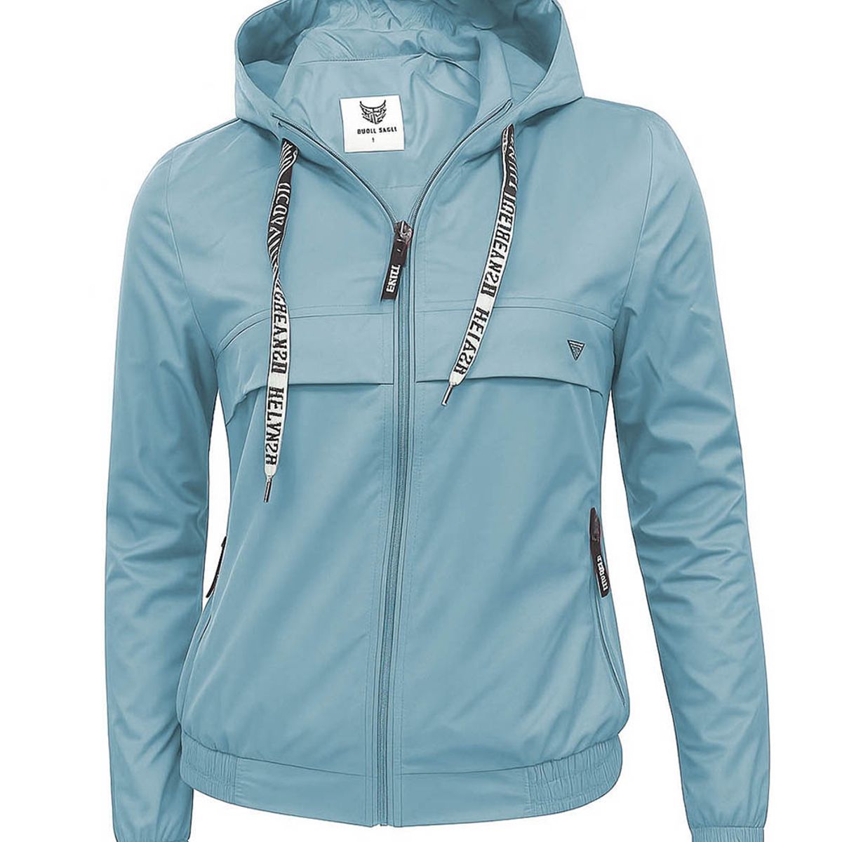 MODA EN CIRCUITO - Chaqueta Impermeable Rompevientos para Mujer