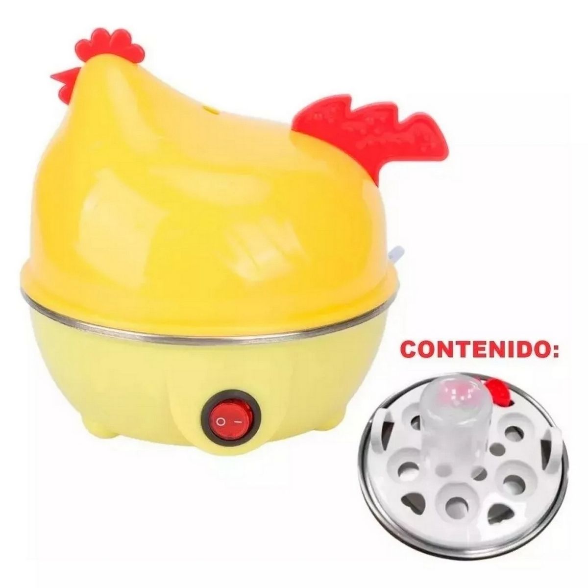 GENERICO - Gallina Hervidor De Huevos Eléctrica 7 Huevos