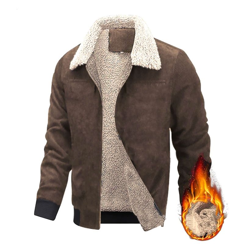 THE CLOTHING COMPANY - Chaqueta Hombre Ovejera Gamuzada Forrada