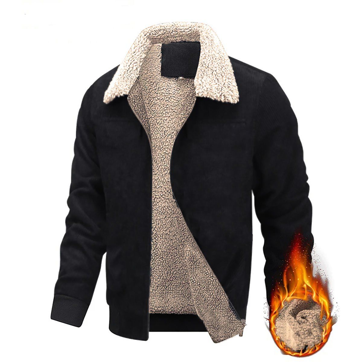 THE CLOTHING COMPANY - Chaqueta Hombre Ovejera Gamuzada Forrada