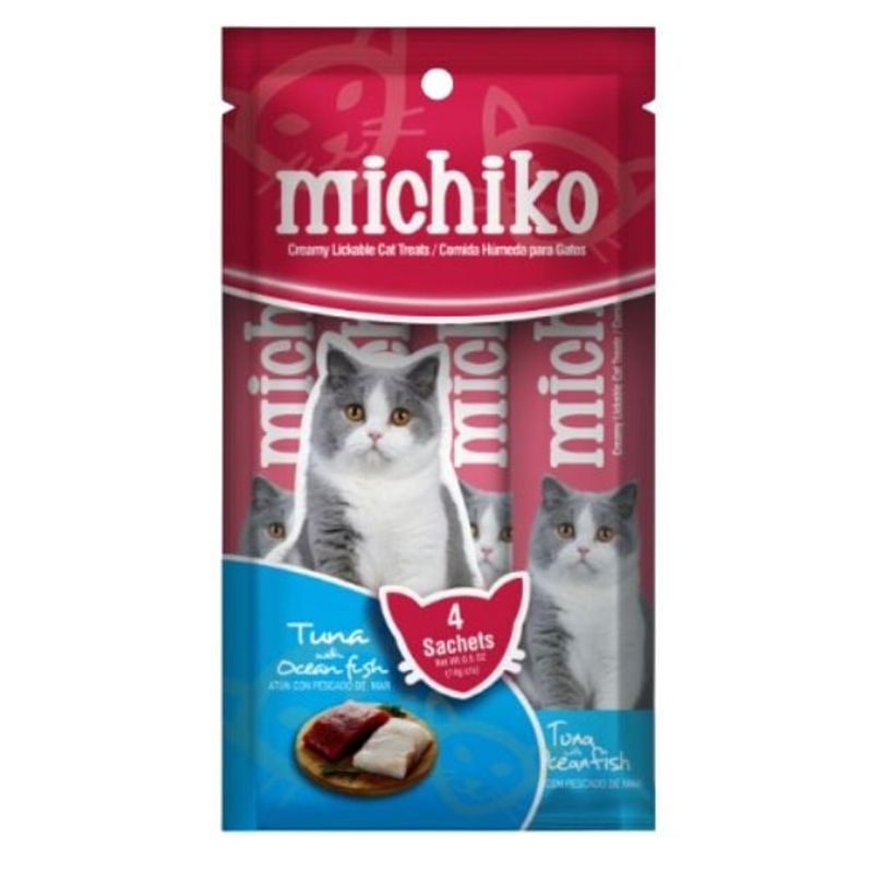 GENERICO - Sobre Michiko Atún Con Pescado X4 Sachets