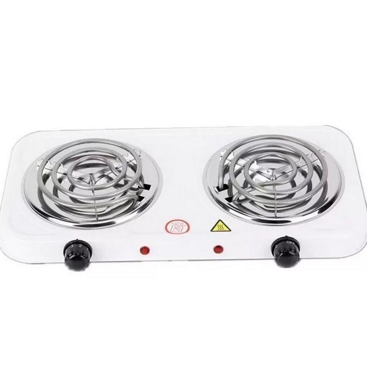 GENERICO - Estufa Eléctrica 2 Puestos 5 Niveles De Temperatura 2000w