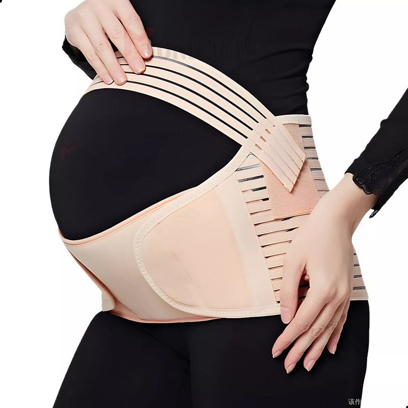 GENERICO - Fajas Maternidad Elástico Ajustable Cinturón Lumbar Prenatal