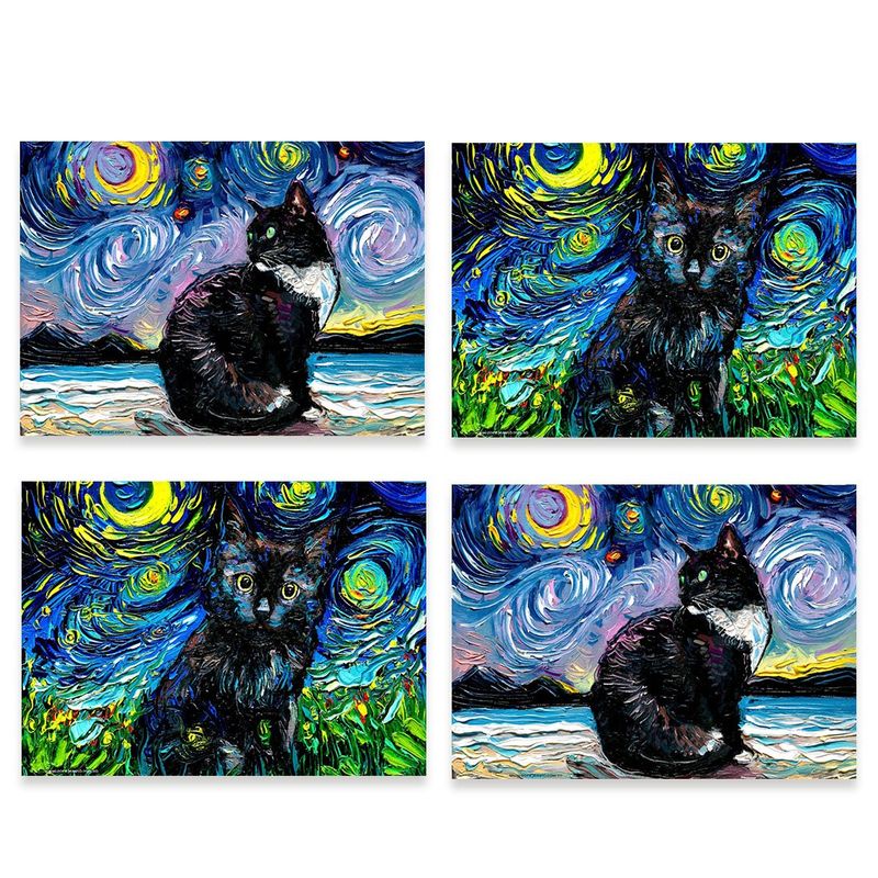 GENERICO - 4 Individuales de mesa Gatos Vincent