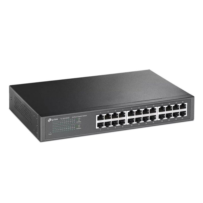 TP LINK - TP-LINK SWITCH TL-SG1024D 24 PUERTOS GIGABIT ESCRITORIORACK