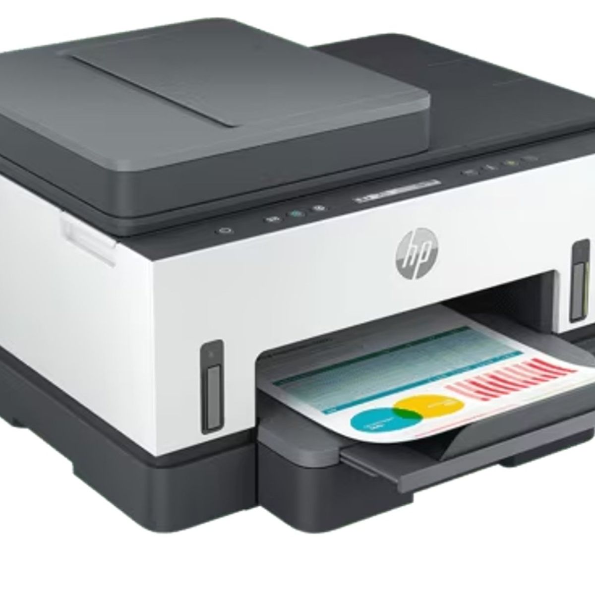 HP - Impresora multifuncional HP Smart Tank Wi-Fi 750 Bluetooth Dúplex ADF
