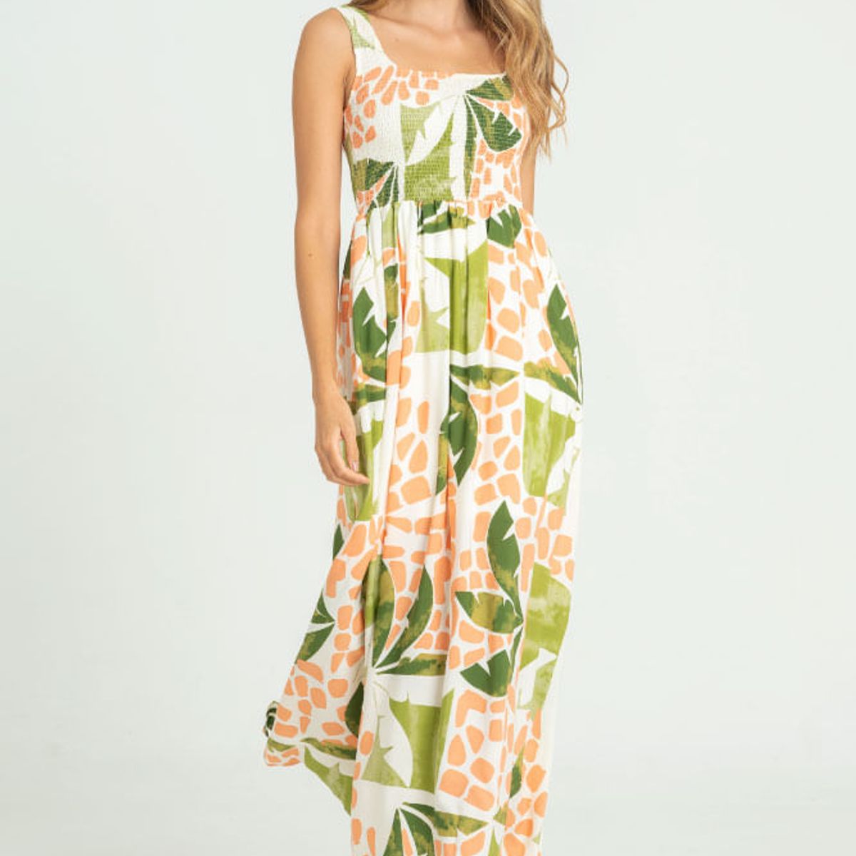 RAGGED - Vestido malaga Rosado salmon Ragged