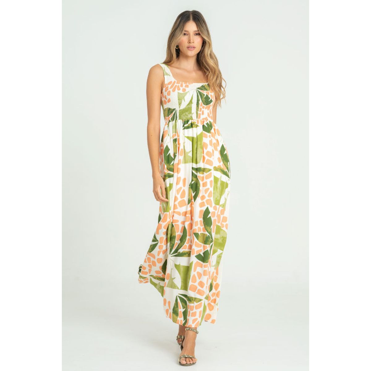 RAGGED - Vestido malaga Rosado salmon Ragged