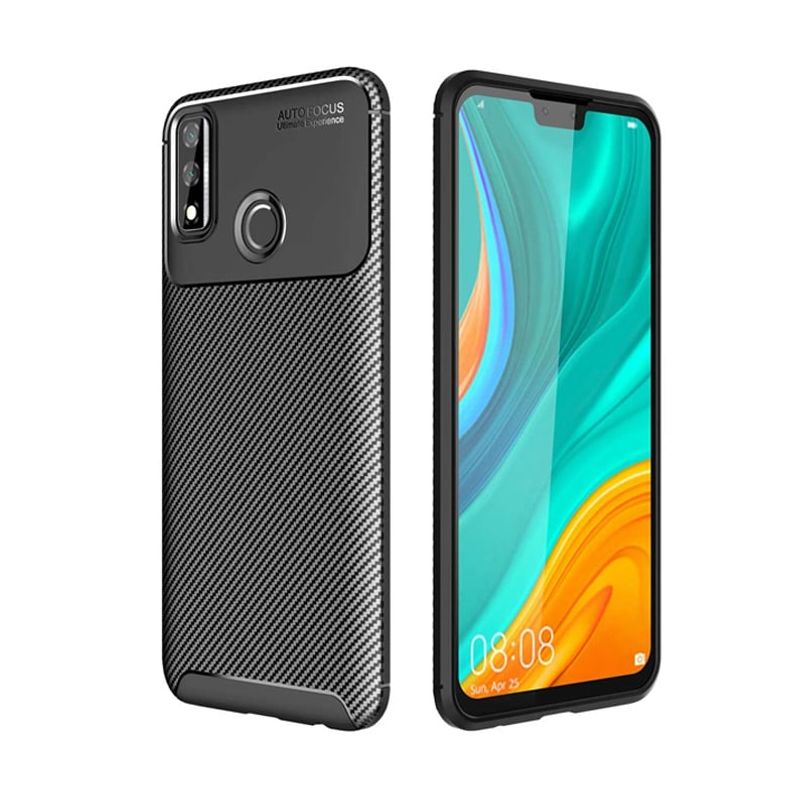 GENERICO - Funda Tipo Carbono Fiber Para HUAWEI Y8S