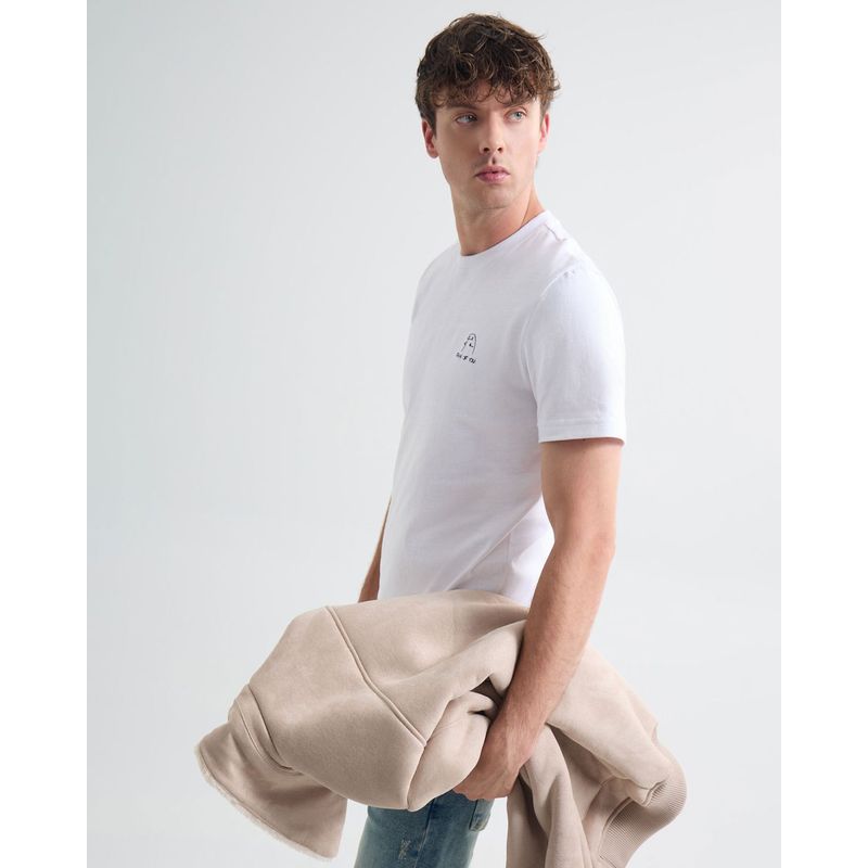 SEVEN SEVEN - Camiseta Para Hombre Manga Corta Cuello Redondo Color Blanco Marca Seven Seven #45092655