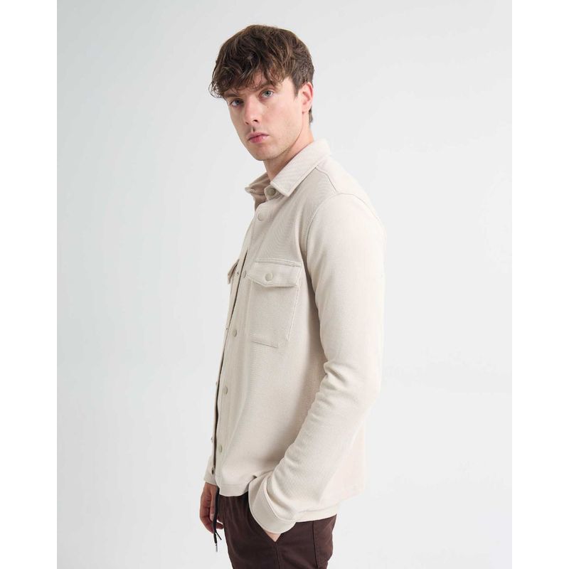 SEVEN SEVEN - Camisa Para Hombre  Color Beige Marca Seven Seven #45012130