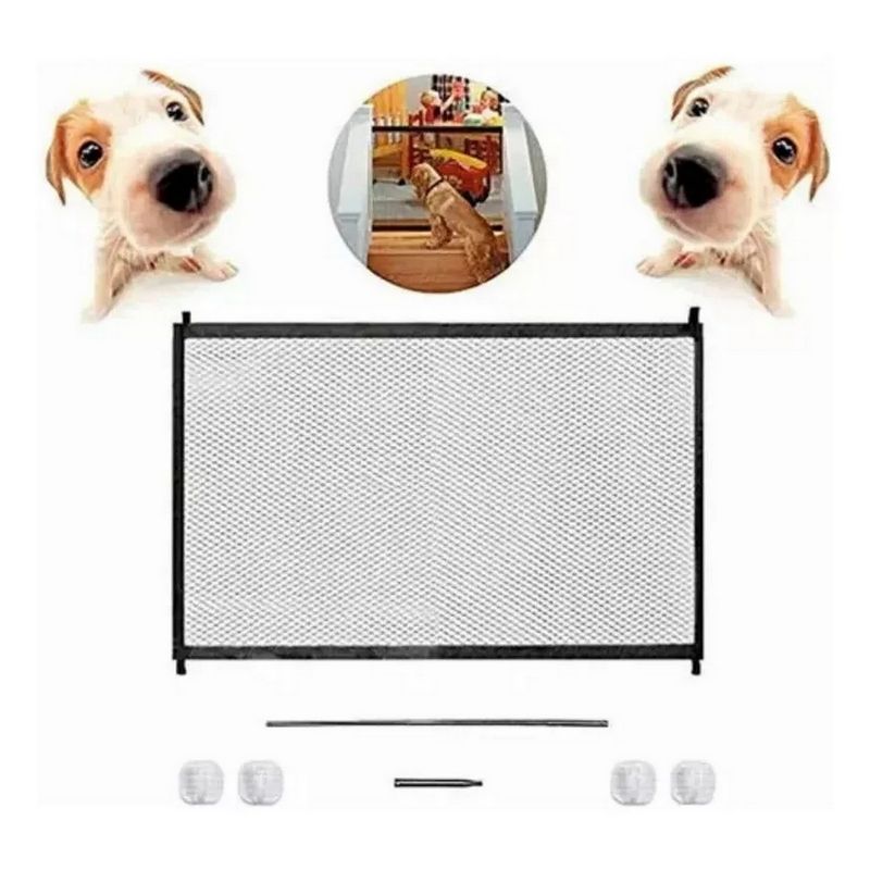 GENERICO - Puerta Para Perros Mascotas Y Bebes Malla Interior