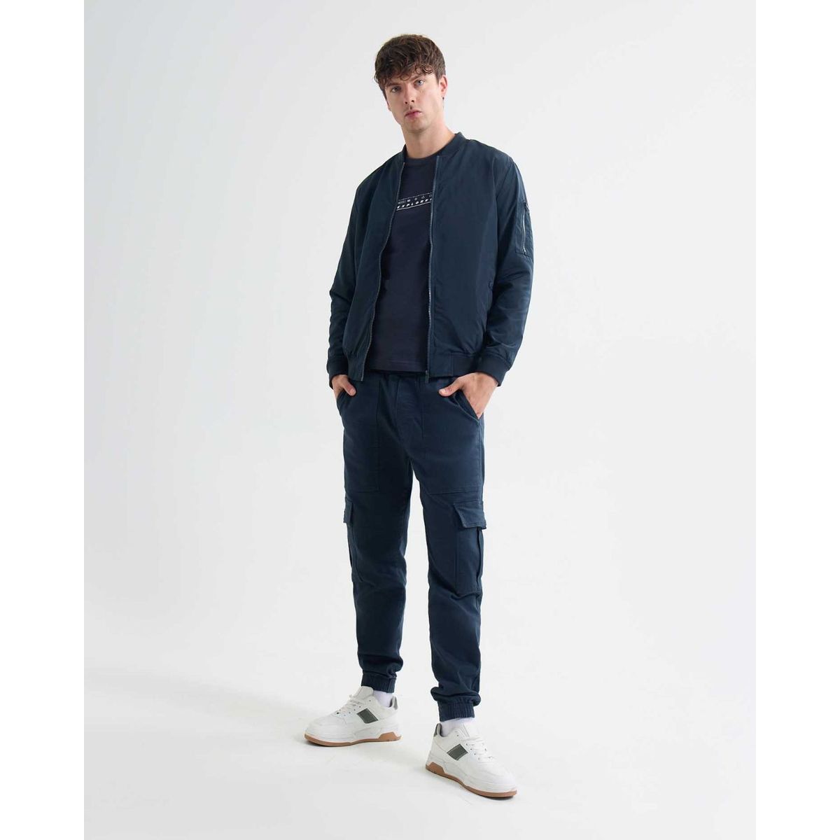 SEVEN SEVEN - Jogger Cargo  Para Hombre Azul Seven Seven